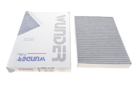 Фільтр салону Citroen C5/Peugeot 407 04- (вугільний) wunder filter wpk 413