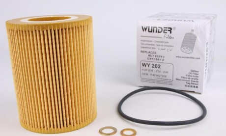 Фільтр масляний BMW 95- wunder filter wy 202