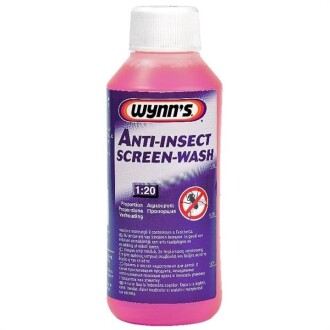 Стеклоомыватель летний ANTI INSECT SCREENWASH 250мл wynn's w45201