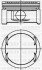 Поршень с кольцами і пальцем OPEL Omega B 2.6 (размер отв. 83.2 / STD) (Y 26 SE) yenmak 3103797000 (фото 1)