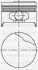 Поршень с кольцами і пальцем (размер отв. 79.5 / STD) RENAULT LOGAN 1.6 (1-й, 2-й цл.) (K7M.702/703/720/744/745/746) yenmak 3104167000 (фото 1)