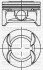 Поршень с кольцами і пальцем (размер отв. 79 / STD) OPEL ASTRA J 1.6 (4цл.) (A16XER) yenmak 3104231000 (фото 1)