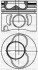 Поршень с кольцами і пальцем (размер отв. 79.51 / STD) VW SKODA 1,9TDI 1-й / 2-й цил (BJB,AVQ,ATD,AXR,AVB) yenmak 3104319000 (фото 1)