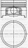 Поршень с кольцами і пальцем (размер отв. 72,00/STD) CITROEN Berlingo 1,1 96- (4ц.) (TU 1 JP) yenmak 3104927000 (фото 1)