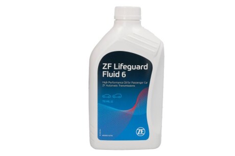 Трансмісійна олива ATF LifeGuardFluid 6, 1л. zf s671090255