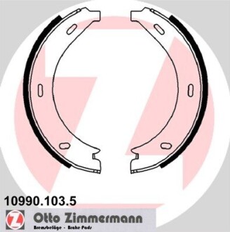 Колодки тормозные zimmermann 10990.103.5