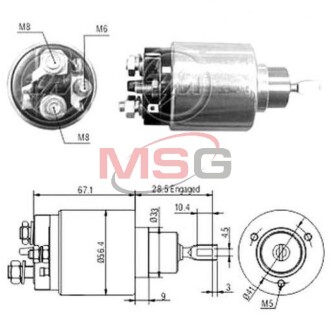 Втягуюче реле zm zm1473