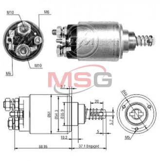 Втягуюче реле zm zm1639