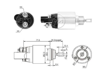 Втягуюче реле zm zm381