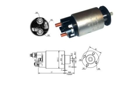 Втягуюче реле zm zm3993