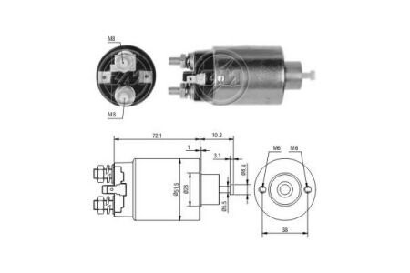 Втягуюче реле zm zm697