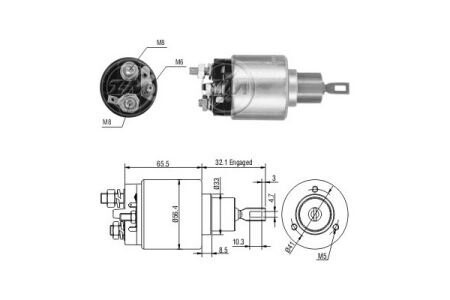 Втягуюче реле zm zm775